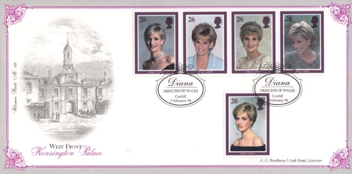 Diana, Princess of Wales, Kensington Palace Cover