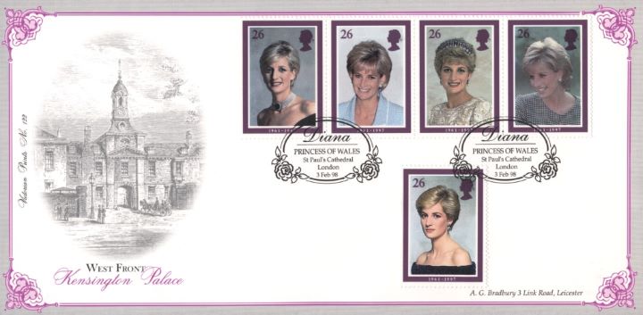 Diana, Princess of Wales, Kensington Palace Cover