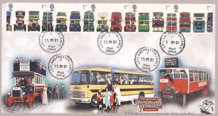 Double Decker Buses: Stamps, Commercial Vehicle Museum