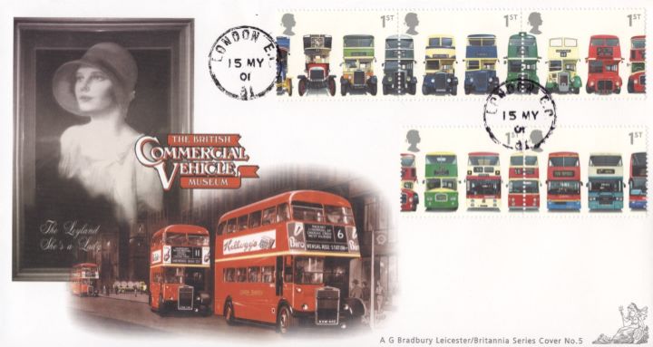 Double Decker Buses: Stamps, British Leyland