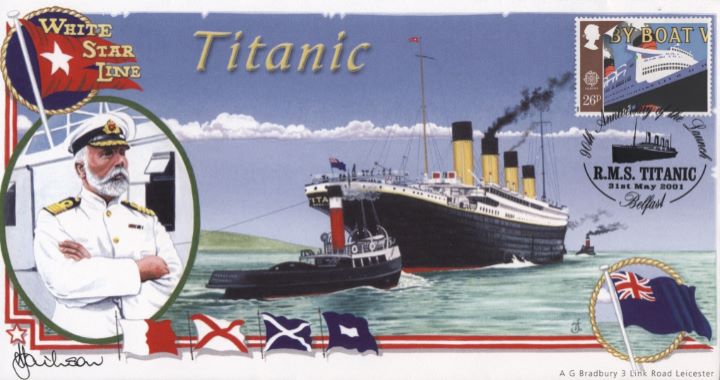 Launch of the Titanic, 90th Anniversary Cover