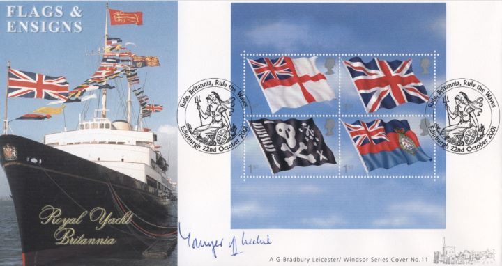 Flags & Ensigns: Miniature Sheet, Royal Yacht Britannia