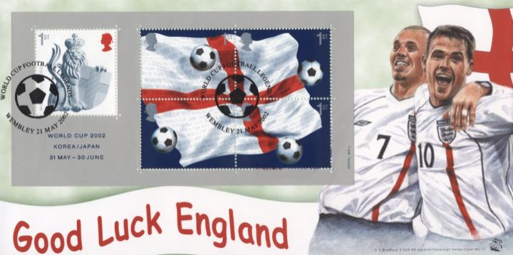 World Cup: Miniature Sheet, Good Luck England