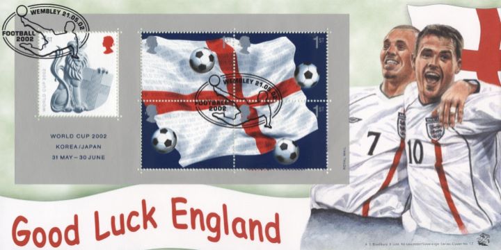 World Cup: Miniature Sheet, Good Luck England