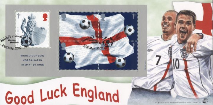 World Cup: Miniature Sheet, Good Luck England