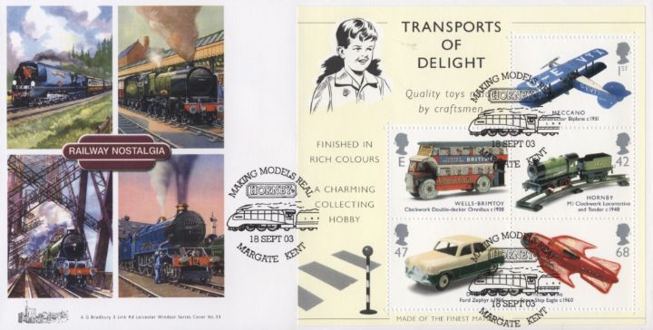 Transports of Delight: Miniature Sheet, Classic Trains