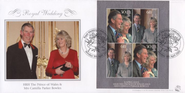 Royal Wedding: Miniature Sheet, Charles & Camilla