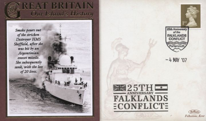 25th Anniversary Falklands, Destroyer HMS Sheffield