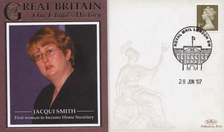 First Woman to become Home Secretary, Jacqui Smith