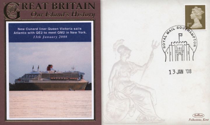 New Cunard Liner Queen Victoria , QE2