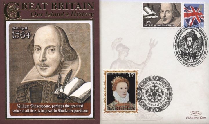 450th Anniversary Elizabeth I Accession, William Shakespeare