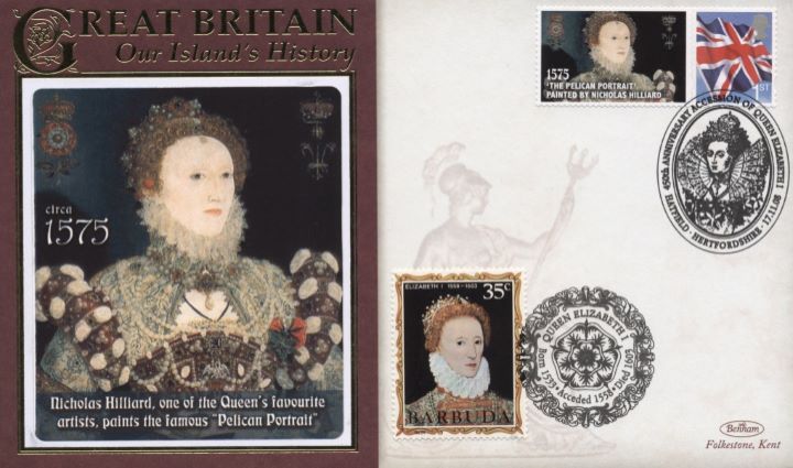 450th Anniversary of Accession, Queen Elizabeth I Pelican Portrait