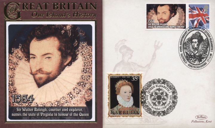 450th Anniversary Elizabeth I Accession, Sir Walter Raleigh