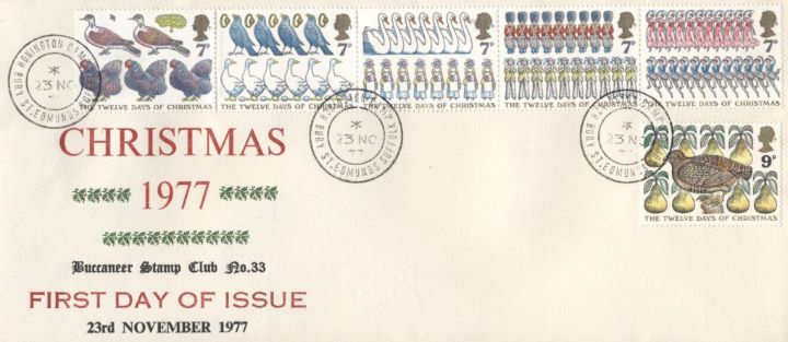 Christmas 1977, Buccaneer Stamp Club