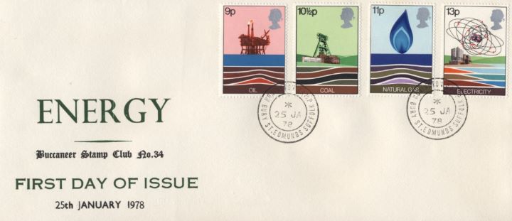 Energy, Buccaneer Stamp Club