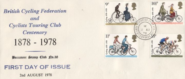 Cycling Centenaries, Buccaneer Stamp Club