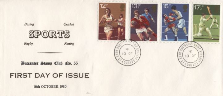 Sports Centenaries, Buccaneer Stamp Club