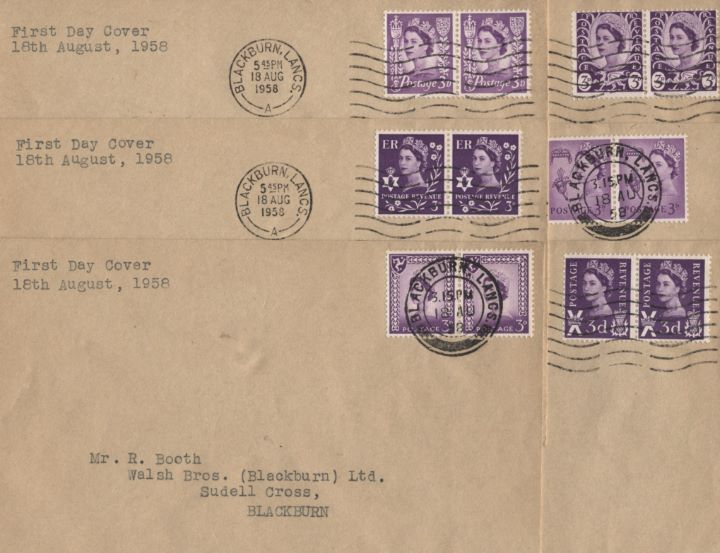 Regionals 1958 Set (3d), Set of 6 Covers