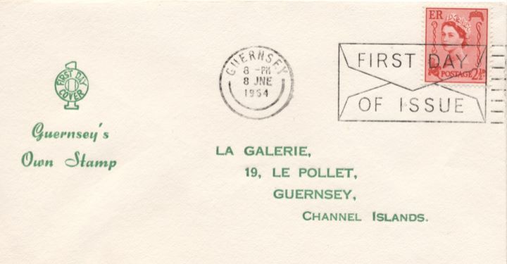 Guernsey 2 1/2d Red, Guernsey's Own Stamp