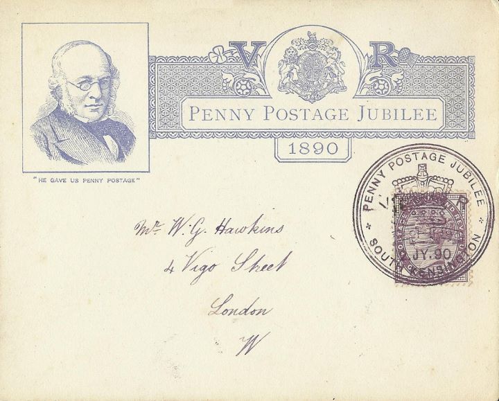 Penny Postage Jubilee, Insert Card