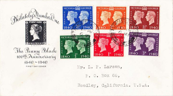 Postage Stamp Centenary, Penny Black