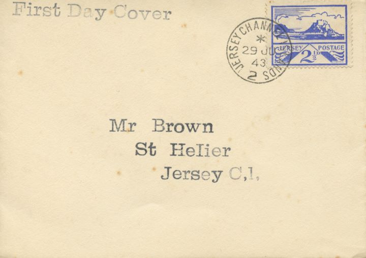 Jersey 2 1/2d (Views), Plain Cover