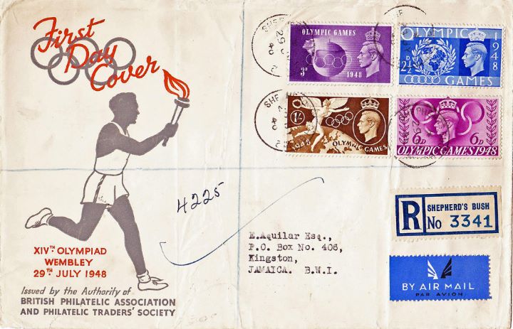 Olympic Games 1948, Shepherd's Bush Postmark