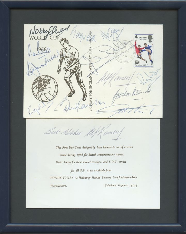 'England Winners', England Squad & Manager Signed Cover