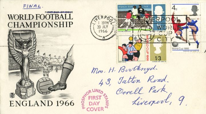 World Cup Football, World Cup Final Postmark