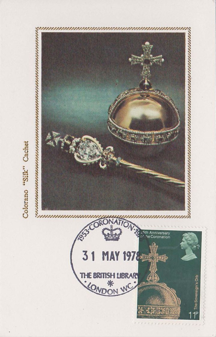 Coronation 25th Anniversary, Sceptre and Orb