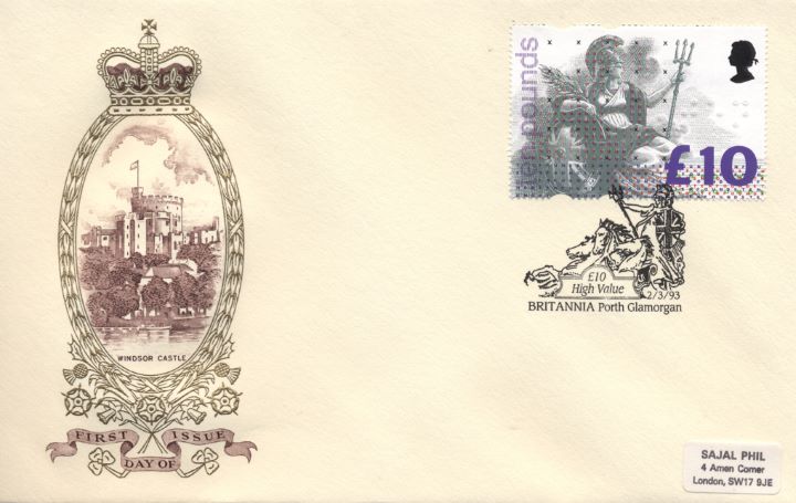 Britannia: £10, Windsor Castle