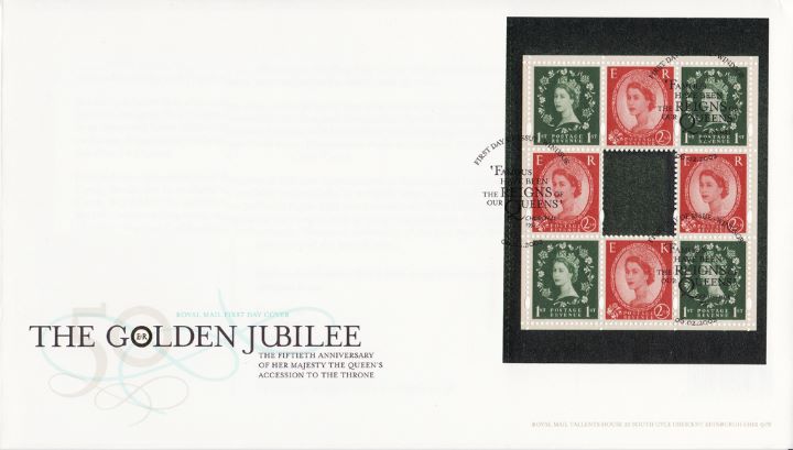 PSB: Accession - Pane 4, Reproductions of the first Queen Elizabeth stamps