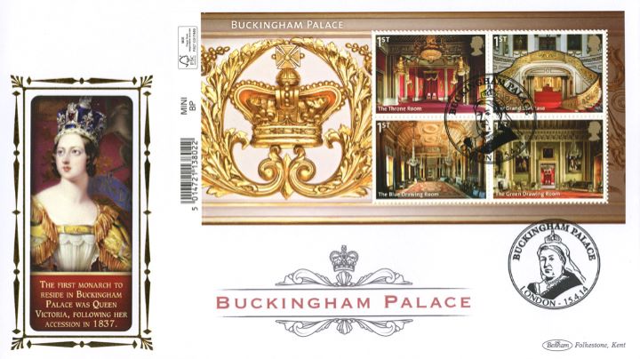 Buckingham Palace: Miniature Sheet, Queen Victoria (Barcoded sheet)