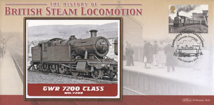 Classic Locomotives: Series No.4: Miniature Sheet, GWR 7200  Class