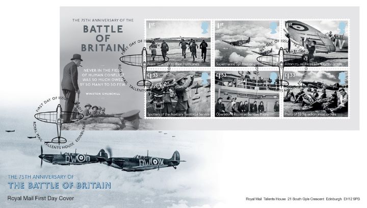 Battle of Britain: Miniature Sheet, Spitfires