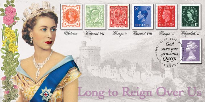 Long to Reign Over Us: Miniature Sheet, Six Reigns Windsor Castle