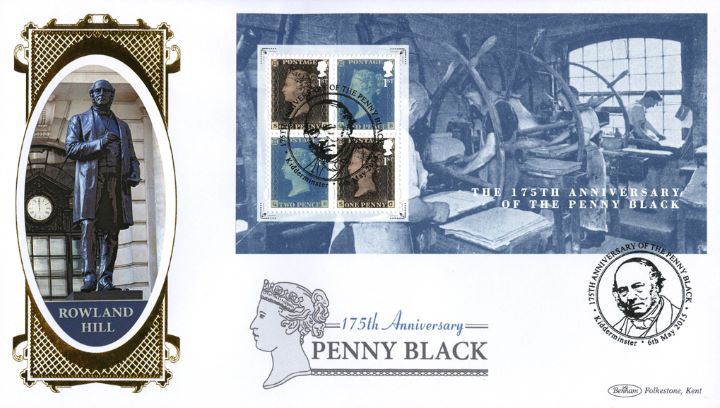 Penny Black: Miniature Sheet, Rowland Hill