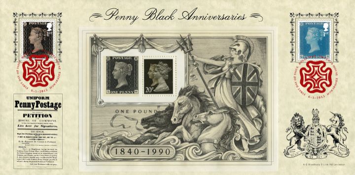 Penny Black: Miniature Sheet, Penny Black Anniversaries