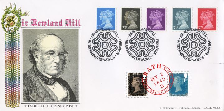 Penny Black: Miniature Sheet, Double dated No.6 Rowland Hill