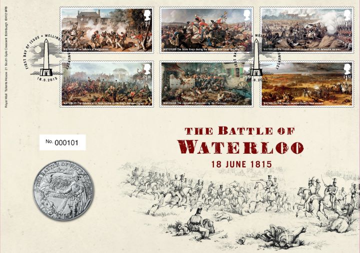 Battle of Waterloo, Scene from Battle