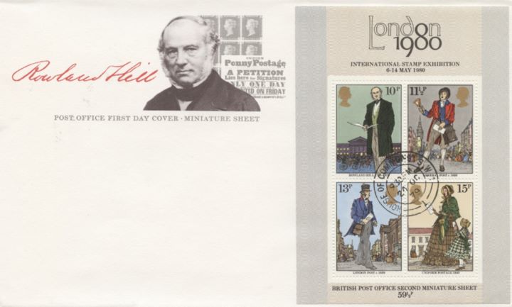 Rowland Hill: Miniature Sheet, Rowland Hill