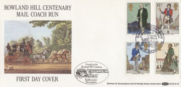 Rowland Hill: Stamps, Mailcoach