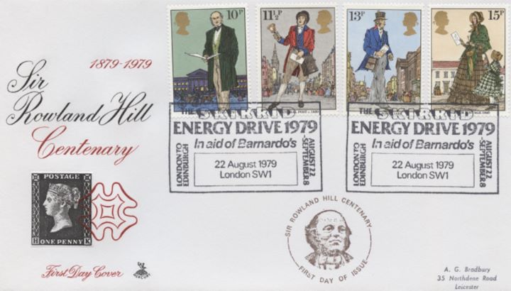 Rowland Hill: Stamps, Penny Black