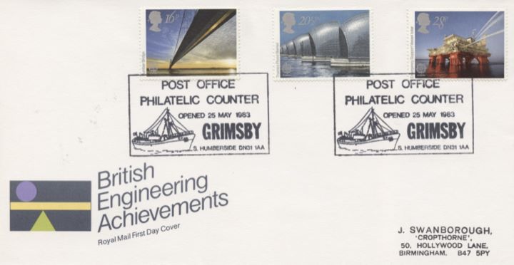 Engineering Achievements, Special Handstamps