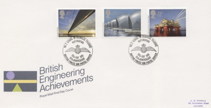 Engineering Achievements, Special Handstamps