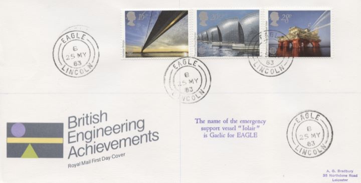 Engineering Achievements, CDS postmarks