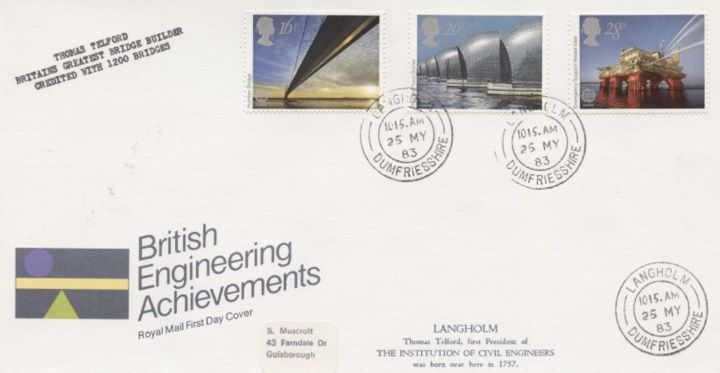 Engineering Achievements, CDS postmarks