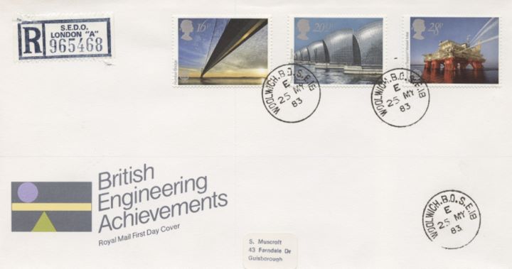 Engineering Achievements, CDS postmarks