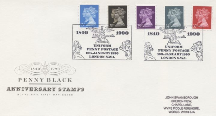 Penny Black Anniversary Stamps