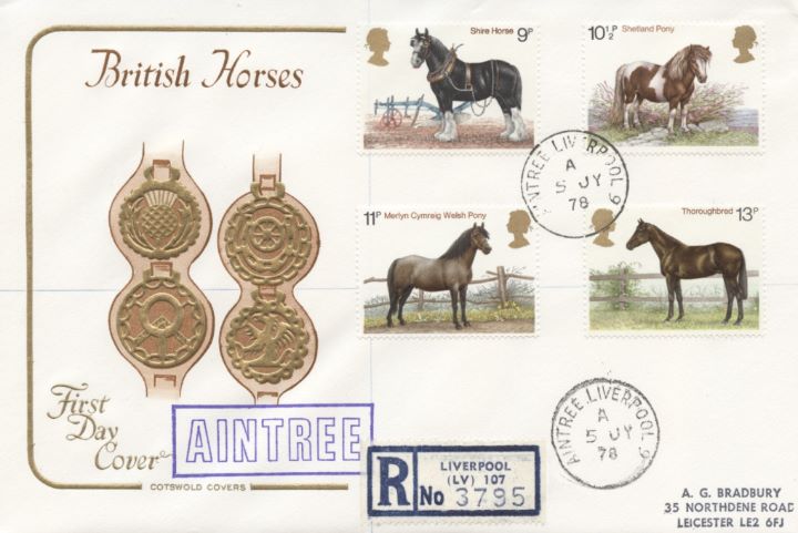 Shire Horse Society, Rare CDS postmarks